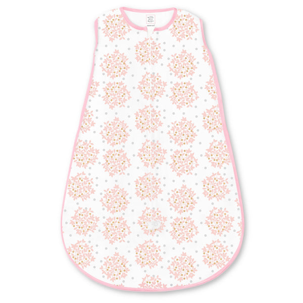 Cotton Knit zzZipMe Sack - Heavenly Floral Shimmer
