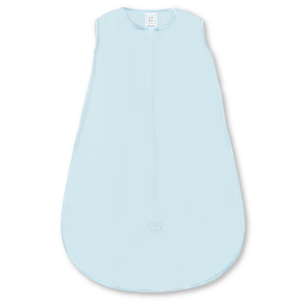 Cotton Knit zzZipMe Sack - Solid Pastel Color, Blue