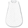 Cotton Knit zzZipMe Sack - Tiny Arrows, Soft Black