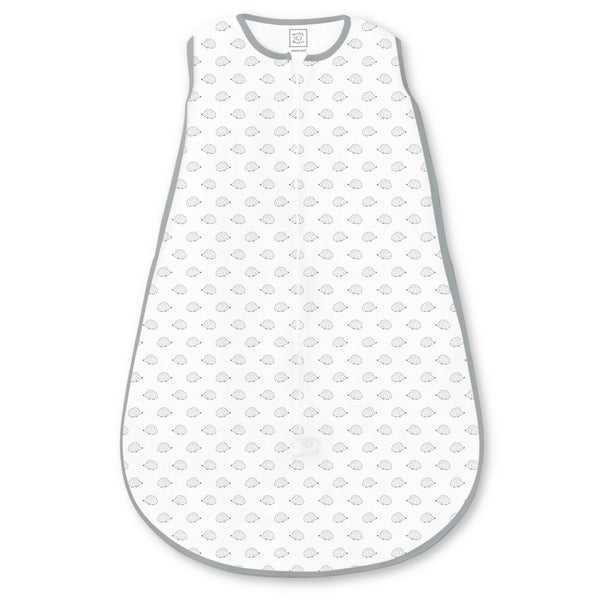 Cotton Knit zzZipMe Sack - Tiny Hedgehog, Black