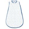 Cotton Knit zzZipMe Sack - Tiny Triangles Shimmer, Blue