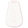 Cotton Knit zzZipMe Sack - Tiny Triangles Shimmer, Pink
