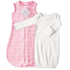 Cozy Puff zzZipMe Sack + Gown Set, Pink