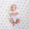 Marquisette Swaddle Blanket - Watercolor Cupcakes