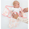 Swaddle Wrap - Premium Cotton (Set of 3) Heavenly Floral, Pink