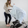 Marquisette Swaddle Blanket - Watercolor Ice Cream Cones