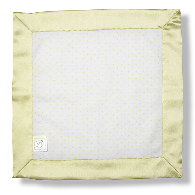 Cotton Baby Lovie - Polka Dots, Pastel Yellow