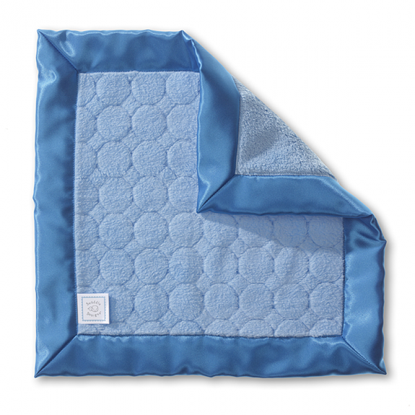 Cozy Baby Lovie - Puff Circles, Blue