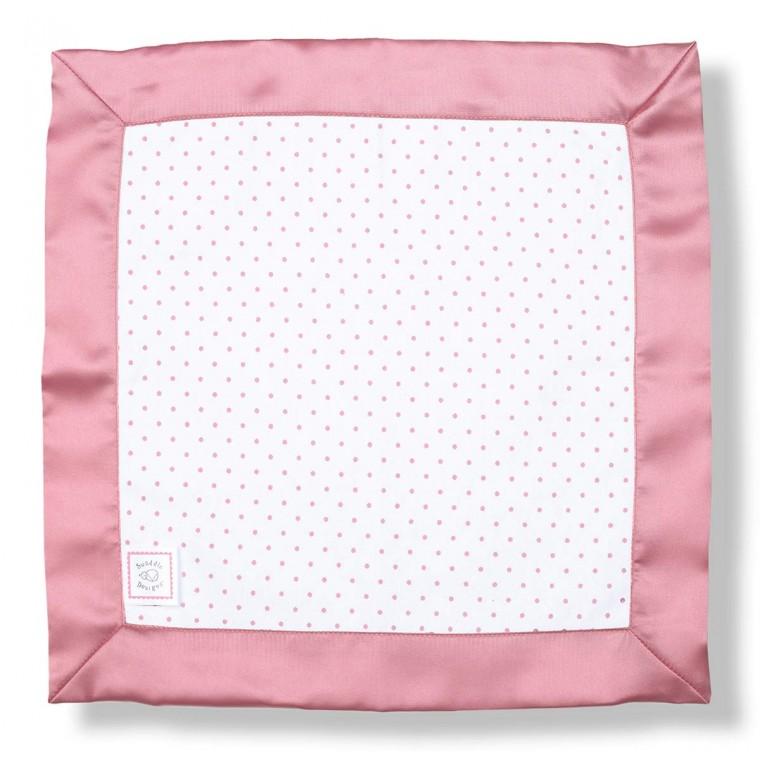 Cotton Baby Lovie - Polka Dots, Pink