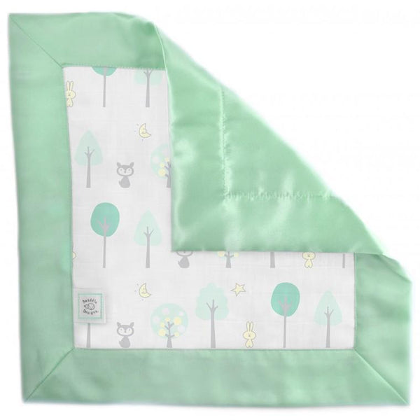 Muslin Single Baby Lovie - Green Woodland