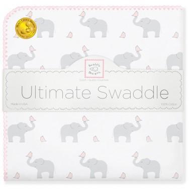 Ultimate Swaddle Blanket - Elephant & Chickies