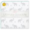 Ultimate Swaddle Blanket - Elephant & Chickies